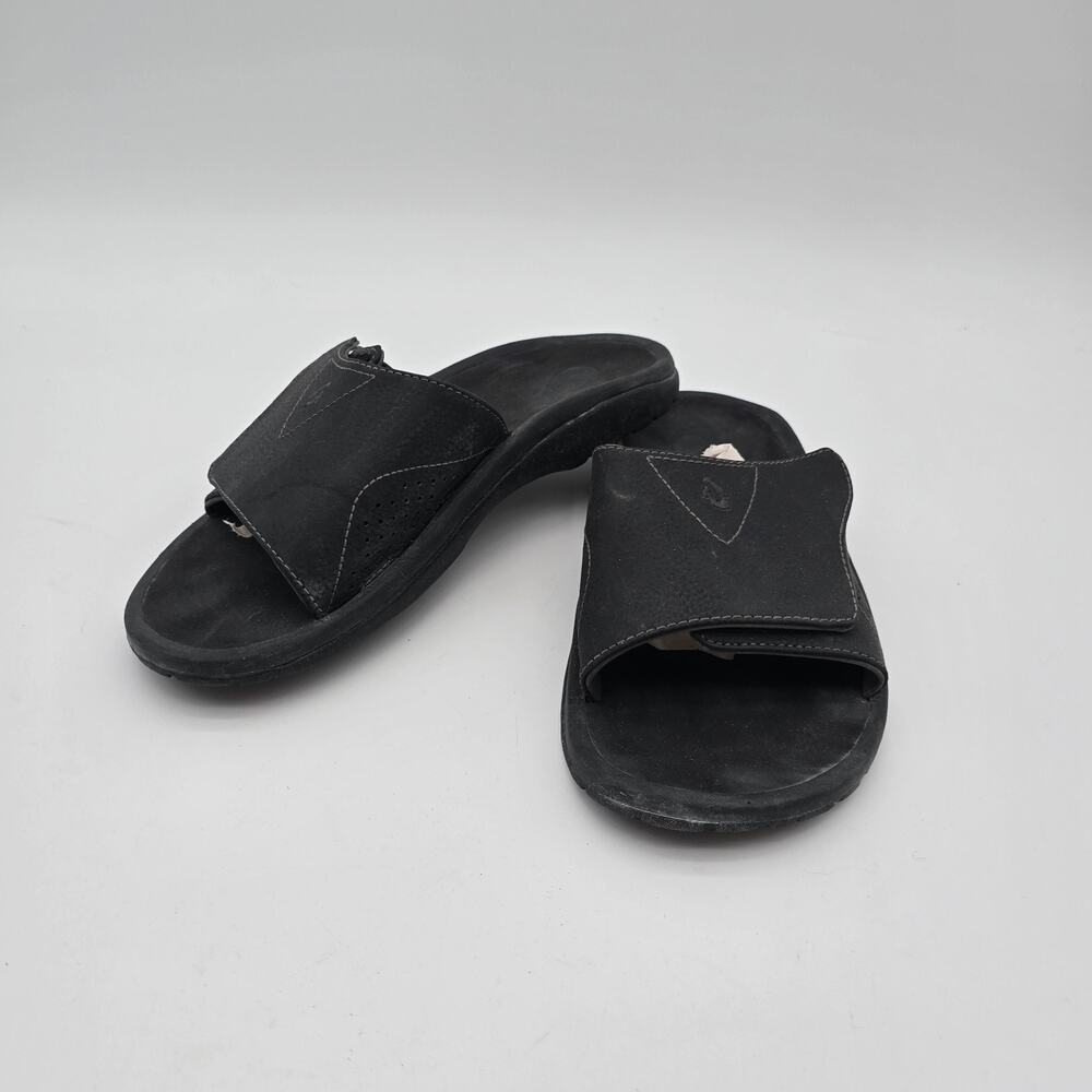 OluKai Black Slide Sandals